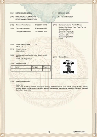 MHY FARMER TASTY FOOD